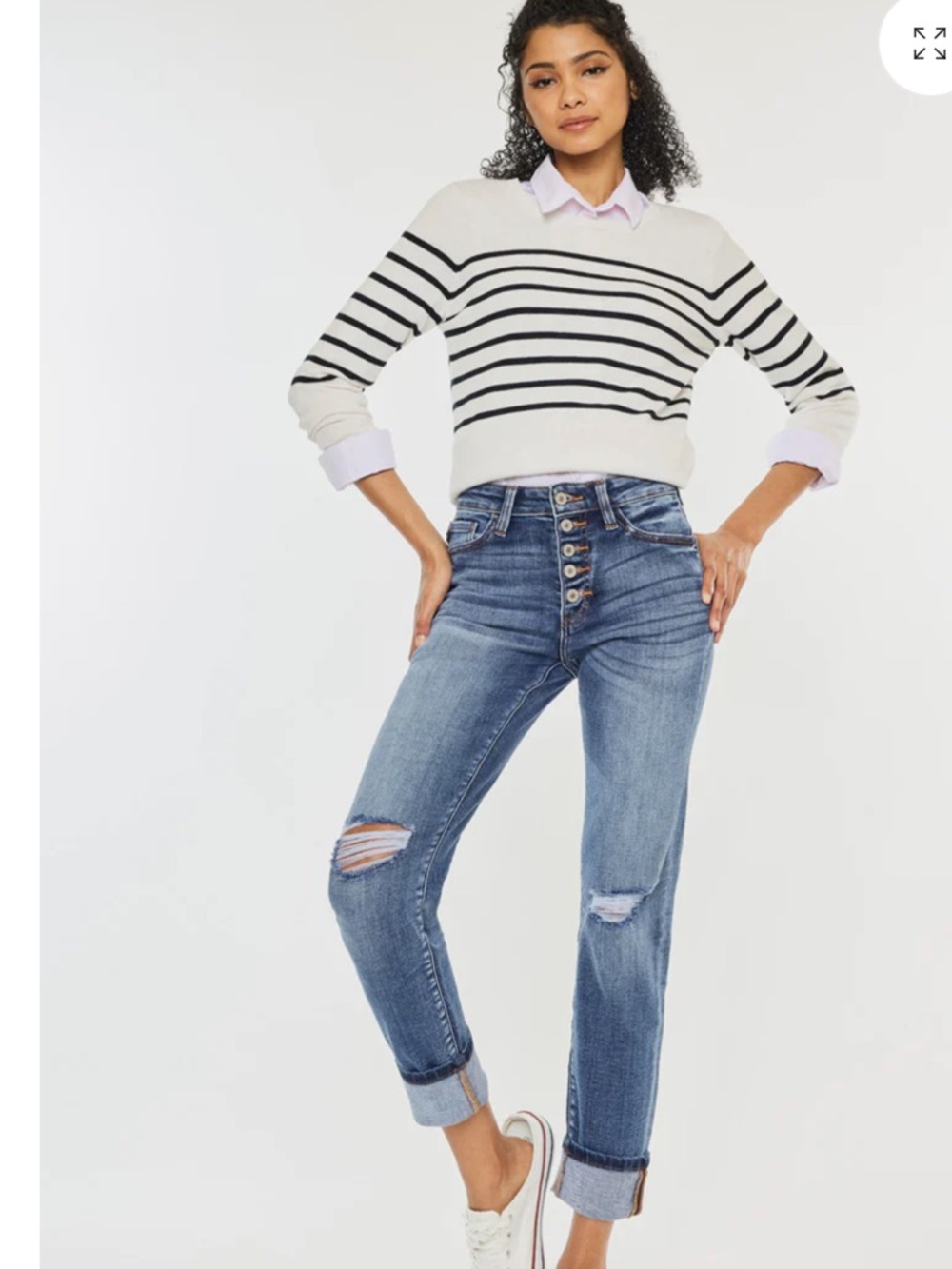 KanCan Emmett High Rise Skinny Straight Jeans